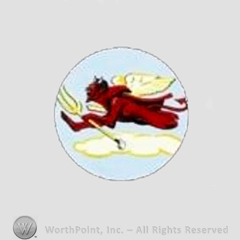 WWII US Army Air Force Numbered Units patch : 302nd Fighter Squadron, 332ndd Fighter Group, 15th Air Force.