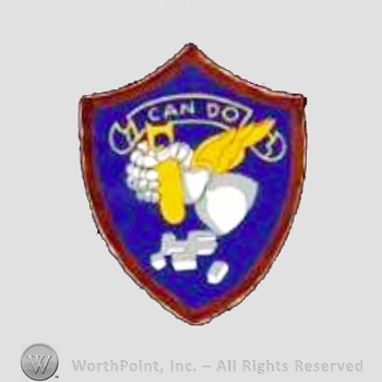 WWII US Army Air Force Numbered Units patch : 305th Bomb Group, 8th Air Force.