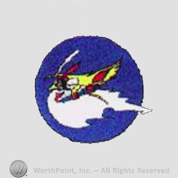 WWII US Army Air Force Numbered Units patch : 314th Fighter Squadron, 324th Fighter Group, 9th Air Force.