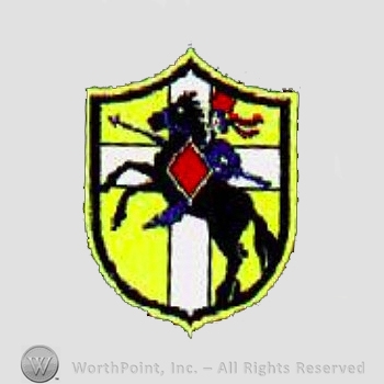 WWII US Army Air Force Numbered Units patch : 315th Fighter Squadron, 324th Fighter Group, 9th Air Force.