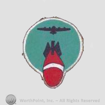 WWII US Army Air Force Numbered Units patch : 316th Bomb Squadron, 88th Bomb Group.