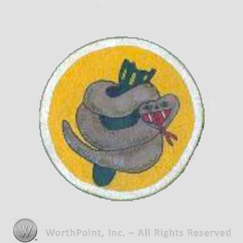 WWII US Army Air Force Numbered Units patch : 317th Bomb Squadron, 88th Bomb Group.