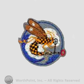 WWII US Army Air Force Numbered Units patch : 317th Fighter Squadron, 325th Fighter Group, 15th Air Force.