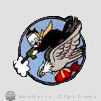 WWII US Army Air Force Numbered Units patch : 319th Fighter Squadron.