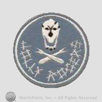 WWII US Army Air Force Numbered Units patch : 319th Bomb Squadron, 90th Bomb Group, 5th Air Force.