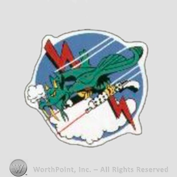 WWII US Army Air Force Numbered Units patch : 321st Fighter Squadron, 326th Fighter Group.