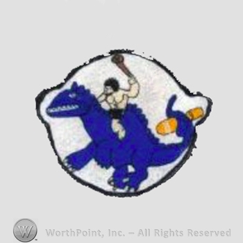 WWII US Army Air Force Numbered Units patch : 326th Bomb Squadron, 92nd Bomb Group.