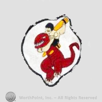 WWII US Army Air Force Numbered Units patch : 327th Bomb Squadron, 92nd Bomb Group.