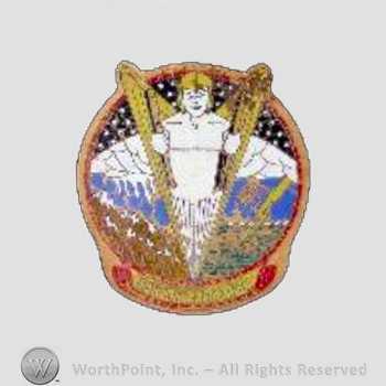 WWII US Army Air Force Numbered Units patch : 327th Ferry Squadron, Mediterranean Air Transport Service.