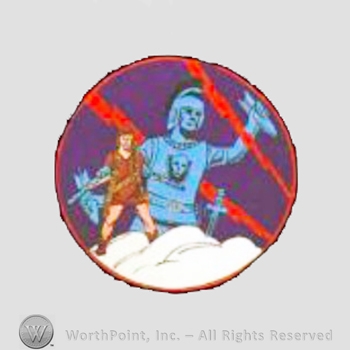 WWII US Army Air Force Numbered Units patch : 328th Fighter Squadron, 352nd Fighter Group, 8th Air Force.