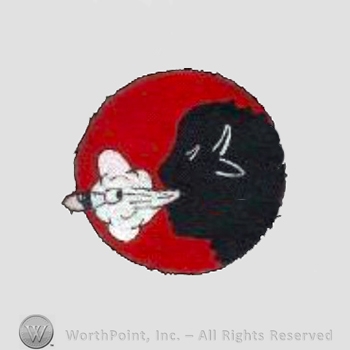 WWII US Army Air Force Numbered Units patch : 332nd Bomb Squadron, 94th Bomb Group, 8th Air Force.