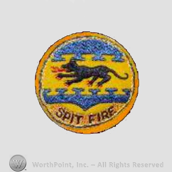 WWII US Army Air Force Numbered Units patch : 332nd Fighter Group.