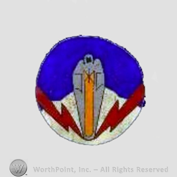 WWII US Army Air Force Numbered Units patch : 334th Bomb Squadron, 95th Bomb Group, 8th Air Force.