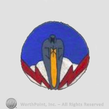 WWII US Army Air Force Numbered Units patch : 334th Bomb Squadron, 95th Bomb Group, 8th Air Force.