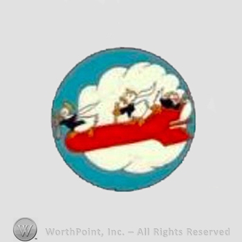 WWII US Army Air Force Numbered Units patch : 340th Bomb Squadron, 97th Bomb Group, 15th Air Force.