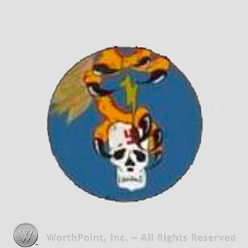 WWII US Army Air Force Numbered Units patch : 351st Fighter  Squadron, 353 Fighter Group, 8th Air Force.