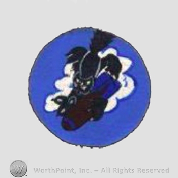 WWII US Army Air Force Numbered Units patch : 355th Bomb Squadron.