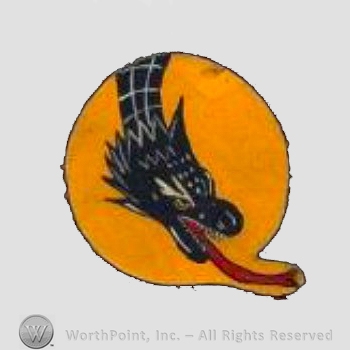 WWII US Army Air Force Numbered Units patch : 357th Fighter Squadron, 355th Fighter Group.