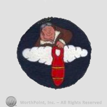 WWII US Army Air Force Numbered Units patch : 358th Bomb Squadron, 303rd Bomb Group.