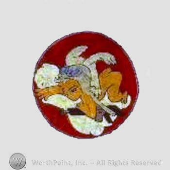 WWII US Army Air Force Numbered Units patch : 358th Fighter Squadron, 355th Fighter Group, 8th Air Force.