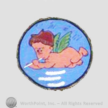 WWII US Army Air Force Numbered Units patch : 359th Fighter Squadron, 356th Fighter Group, 8th Air Force.