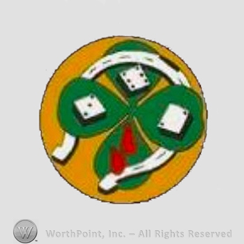 WWII US Army Air Force Numbered Units patch : 362nd Fighter Squadron, 357th Fighter Group, 8th Air Force.