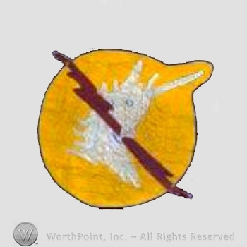 WWII US Army Air Force Numbered Units patch : 368th Fighter Squadron, 359th Fighter Group.