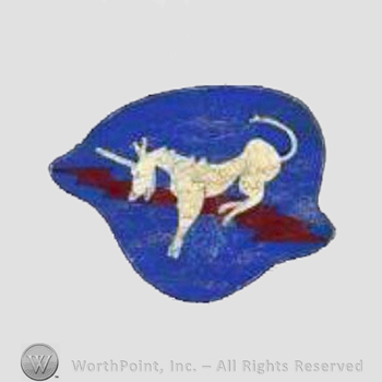 WWII US Army Air Force Numbered Units patch : 370th Fighter Squadron, 359th Fighter Group.