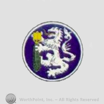 WWII US Army Air Force Numbered Units patch : 379th Bomb Squadron, 310th Bomb Group, 12th Air Force.