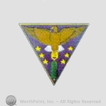 WWII US Army Air Force Numbered Units patch : 380th Bomb Squadron, 310th Bomb Group, 12th Air Force.
