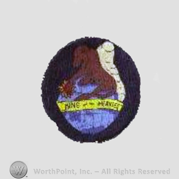 WWII US Army Air Force Numbered Units patch : 380th Bomb Group, 5th Air Force.