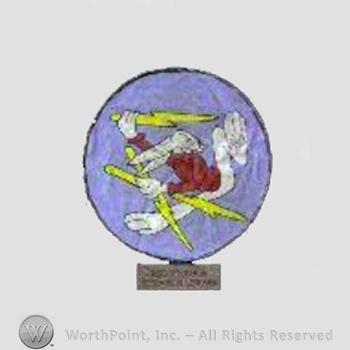 WWII US Army Air Force Numbered Units patch : 383 Fighter Squadron, 364th Fighter Group, 8th Air Force.