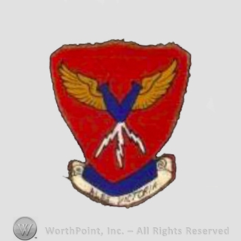 WWII US Army Air Force Numbered Units patch : 385th Bomb Group, 8th Air Force.