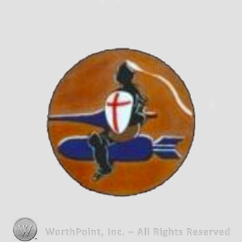 WWII US Army Air Force Numbered Units patch : 392nd Bomb Group, 8th Air Force.
