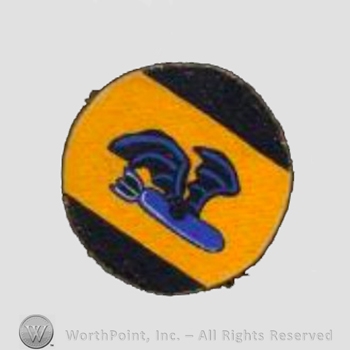 WWII US Army Air Force Numbered Units patch : 392nd Bomb Squadron, 30th Bomb Group, 7th Air Force.