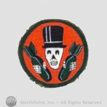 WWII US Army Air Force Numbered Units patch : 399th Bomb Squadron, 88th Bombardment.