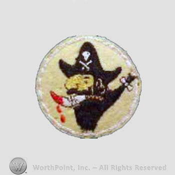 WWII US Army Air Force Numbered Units patch : 400th Bomb Squadron, 90th Bomb Group, 5th Air Force.