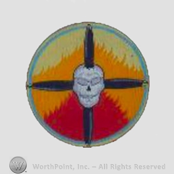 WWII US Army Air Force Numbered Units patch : 402nd Fighter Squadron, 370th Fighter Group, 9th Air Force.