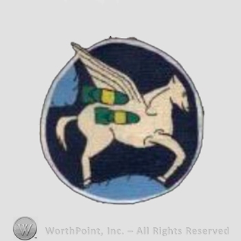 WWII US Army Air Force Numbered Units patch : 410th Bomb Squadron, 94th Bomb Group.