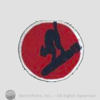 WWII US Army Air Force Numbered Units patch : 413th Bomb Squadron, 96th Bomb Group, 8th Air Force.