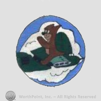 WWII US Army Air Force Numbered Units patch : 414th Bomb Squadron, 97th Bomb Group.