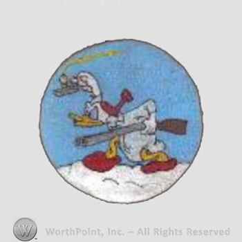 WWII US Army Air Force Numbered Units patch : 415th Night Fighter Squadron, 12th Air Force.