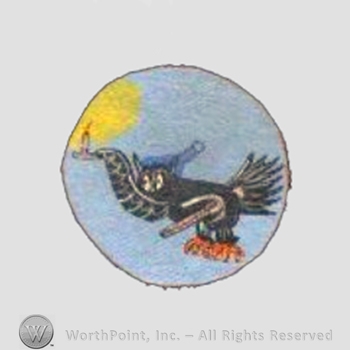 WWII US Army Air Force Numbered Units patch : 420th Night Fighter Squadron.
