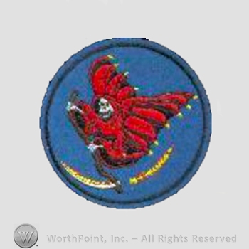 WWII US Army Air Force Numbered Units patch : 422nd Night Fighter , 306th Bomb Group, 8th Air Force.