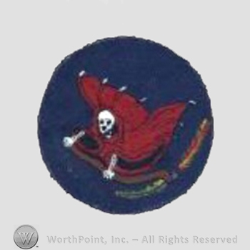 WWII US Army Air Force Numbered Units patch : 422nd Night Fighter , 306th Bomb Group, 8th Air Force.