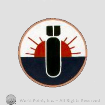 WWII US Army Air Force Numbered Units patch : 424th Bomb Squadron, 307th Bomb Group.