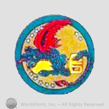 WWII US Army Air Force Numbered Units patch : 425th Bomb Squadron , 308th Bomb Group, 14th Air Force.