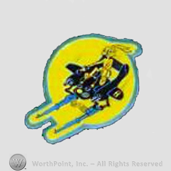 WWII US Army Air Force Numbered Units patch : 425th Night Fighter Squadron, 9th Air Force.