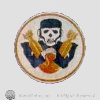 WWII US Army Air Force Numbered Units patch : 428th Bomb Squadron, 310th Bomb Group, 12th Air Force.