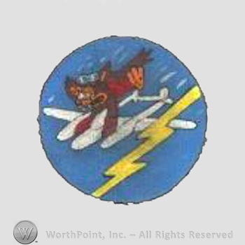 WWII US Army Air Force Numbered Units patch : 429th Fighter Squadron, 474th Fighter Group, 9th Air Force.